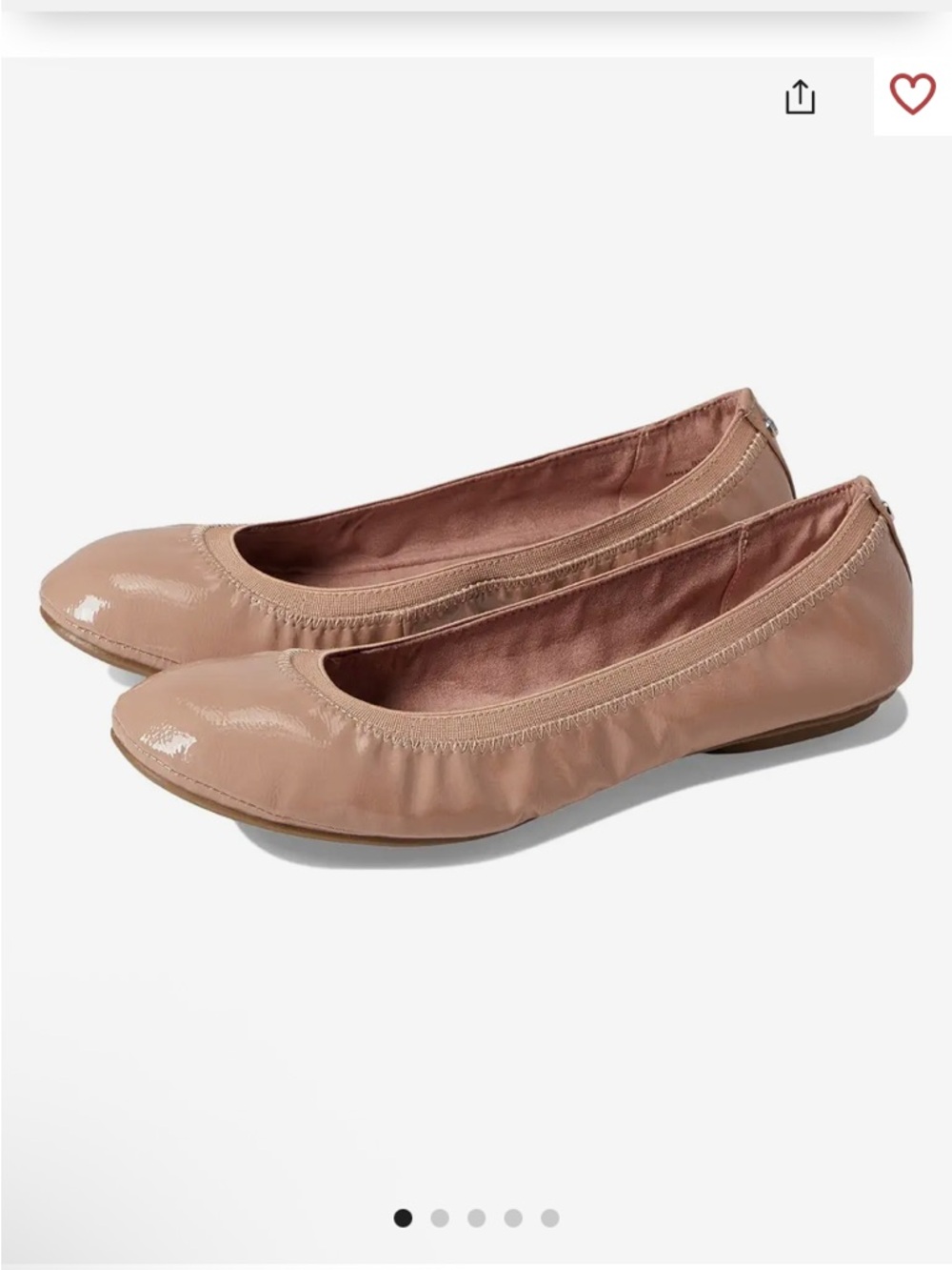 Bandolino Soft Pink Beige Ballet Flats